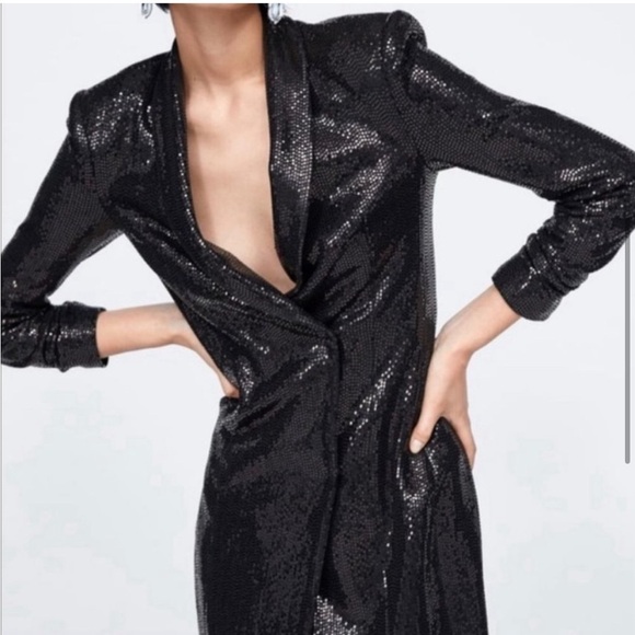 Sequin Zara Blazer Dress - Picture 2 of 7